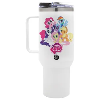 My Little Pony, Mega Stainless steel Tumbler with lid, double wall 1,2L