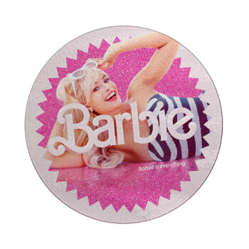 Barbie is everything, Επιφάνεια κοπής γυάλινη στρογγυλή (30cm)