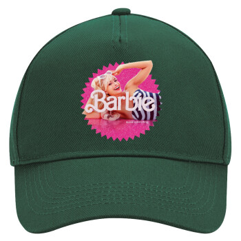 Barbie is everything, Καπέλο Ενηλίκων Ultimate ΠΡΑΣΙΝΟ, (100% ΒΑΜΒΑΚΕΡΟ DRILL, ΕΝΗΛΙΚΩΝ, UNISEX, ONE SIZE)