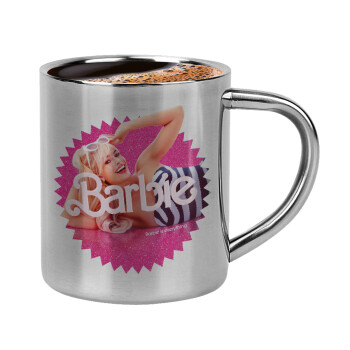 Barbie is everything, Double-wall metal cup for espresso (220ml)