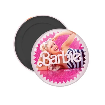 Barbie is everything, Μαγνητάκι ψυγείου στρογγυλό διάστασης 5cm