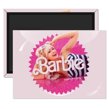Barbie is everything, Ορθογώνιο μαγνητάκι ψυγείου διάστασης 9x6cm