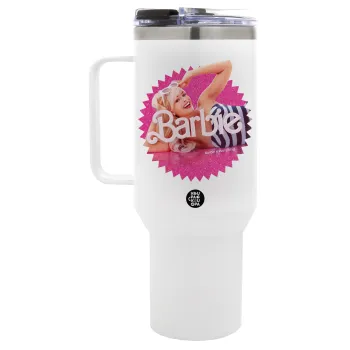 Barbie is everything, Mega Tumbler με καπάκι, διπλού τοιχώματος (θερμό) 1,2L