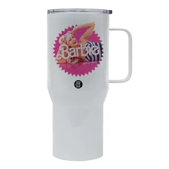 Barbie is everything, Tumbler με καπάκι, διπλού τοιχώματος (θερμό) 750L