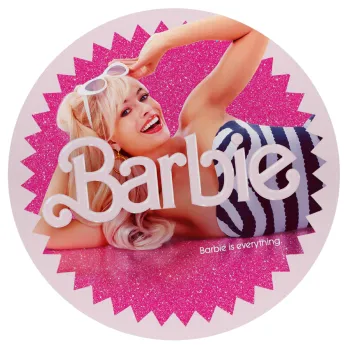 Barbie is everything, Mousepad Στρογγυλό 20cm