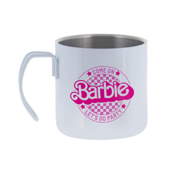 Come On Barbie Lets Go Party , Κούπα Ανοξείδωτη διπλού τοιχώματος 400ml