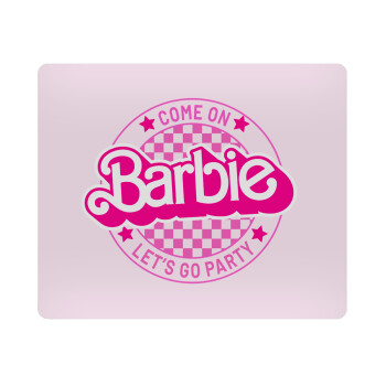 Come On Barbie Lets Go Party , Mousepad rect 23x19cm