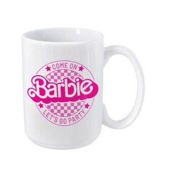 Come On Barbie Lets Go Party , Κούπα Mega, κεραμική, 450ml