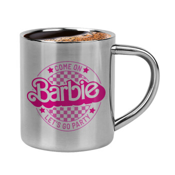Come On Barbie Lets Go Party , Κουπάκι μεταλλικό διπλού τοιχώματος για espresso (220ml)