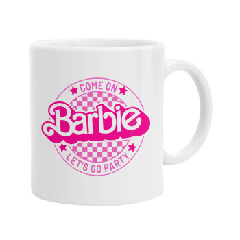 Come On Barbie Lets Go Party , Κούπα, κεραμική, 330ml (1 τεμάχιο)