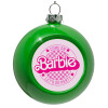 Στολίδι Χριστουγεννιάτικη μπάλα δένδρου Πράσινο 8cm