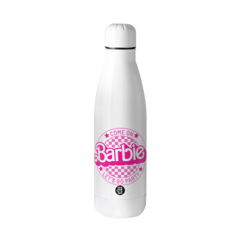 Come On Barbie Lets Go Party , Μεταλλικό παγούρι Stainless steel, 700ml
