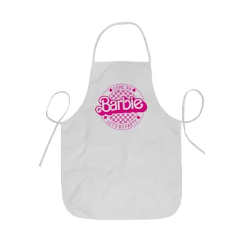 Come On Barbie Lets Go Party , Ποδιά Σεφ ολόσωμη κοντή  Παιδική (44x62cm)