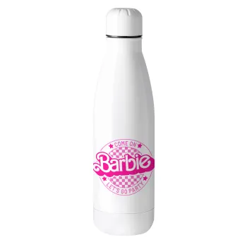Come On Barbie Lets Go Party , Μεταλλικό παγούρι θερμός (Stainless steel), 500ml