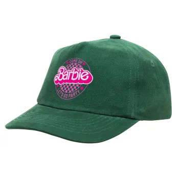 Come On Barbie Lets Go Party , Children's Baseball Cap, 100% Cotton Drill, GREEN (COTTON, CHILDREN'S, ONE SIZE)