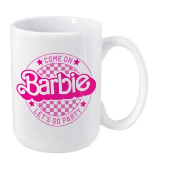 Come On Barbie Lets Go Party , Κούπα Mega, κεραμική, 450ml