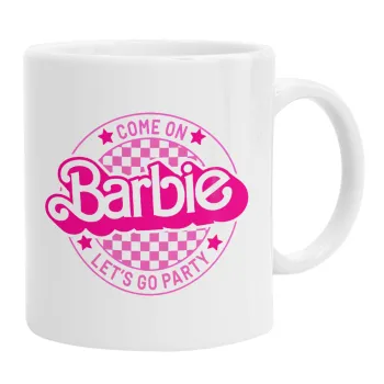 Come On Barbie Lets Go Party , Κούπα, κεραμική, 330ml