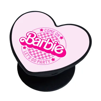 Come On Barbie Lets Go Party , Phone Holders Stand  καρδιά Μαύρο Βάση Στήριξης Κινητού στο Χέρι