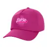 Children's Baseball Cap, 100% Cotton Twill, Fuchsia (COTTON, CHILDREN'S, UNISEX, ONE SIZE)