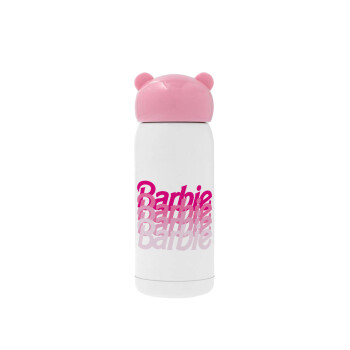 Barbie repeat, Ροζ ανοξείδωτο παγούρι θερμό (Stainless steel), 320ml
