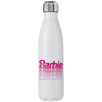 Barbie repeat, Μεταλλικό παγούρι θερμός (Stainless steel), διπλού τοιχώματος, 750ml