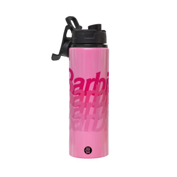 Barbie repeat, Metallic water bottle with safety lid, 850ml aluminum