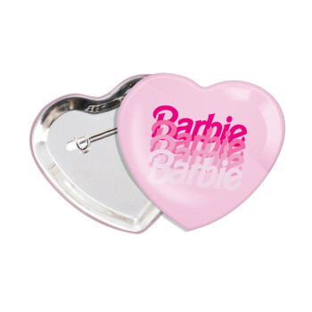 Barbie repeat, Κονκάρδα παραμάνα καρδιά (57x52mm)