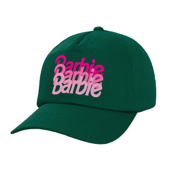 Barbie repeat, Twill Καπέλο παιδικό Bottle Green (100% ΒΑΜΒΑΚΕΡΟ, ΠΑΙΔΙΚΟ, UNISEX)