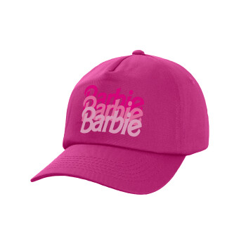 Barbie repeat, Καπέλο Ενηλίκων Baseball, 100% Βαμβακερό,  Φούξια,(purple) (ΒΑΜΒΑΚΕΡΟ, ΕΝΗΛΙΚΩΝ, UNISEX, ONE SIZE)