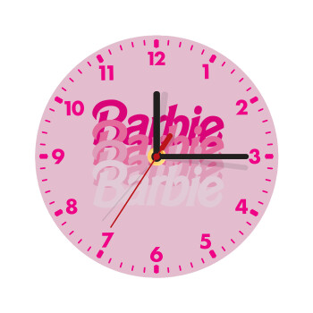 Barbie repeat, Ρολόι τοίχου ξύλινο (20cm)