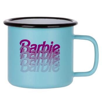 Barbie repeat, Κούπα Μεταλλική εμαγιέ ΜΑΤ σιέλ 360ml
