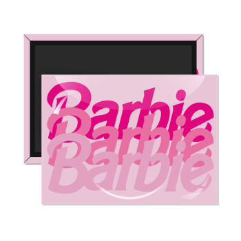 Barbie repeat, Ορθογώνιο μαγνητάκι ψυγείου διάστασης 9x6cm