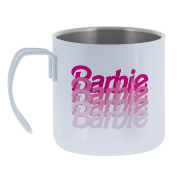 Barbie repeat, Mug Stainless steel double wall 400ml
