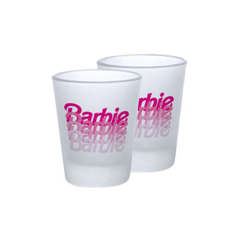 Barbie repeat, Σφηνοπότηρα γυάλινα 45ml του πάγου (2 τεμάχια)