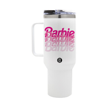 Barbie repeat, Mega Stainless steel Tumbler with lid, double wall 1,2L