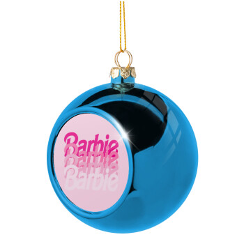 Barbie repeat, Χριστουγεννιάτικη μπάλα δένδρου Μπλε 8cm