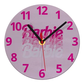 Barbie repeat, Ρολόι τοίχου γυάλινο (20cm)