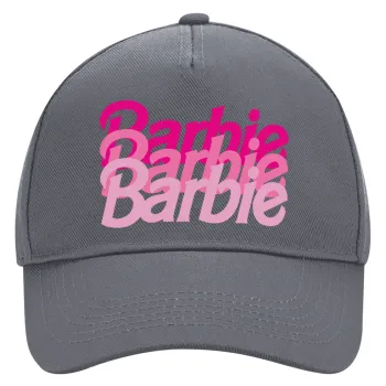 Barbie repeat, Καπέλο Ενηλίκων Ultimate Γκρι, (100% ΒΑΜΒΑΚΕΡΟ DRILL, ΕΝΗΛΙΚΩΝ, UNISEX, ONE SIZE)