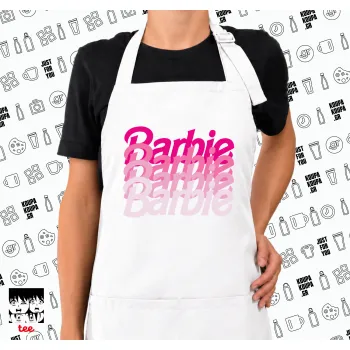 Barbie repeat, Ποδιά μακριά Σεφ ολόσωμη με τσέπες white (ΕΝΗΛΙΚΩΝ)