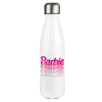 Barbie repeat, Metal mug thermos White (Stainless steel), double wall, 500ml