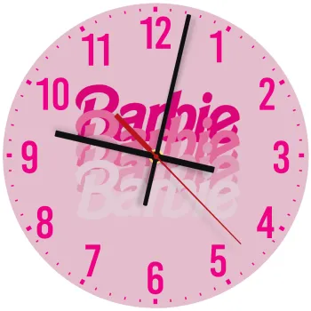 Barbie repeat, Ρολόι τοίχου ξύλινο (30cm)