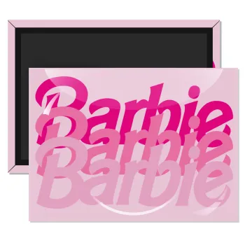 Barbie repeat, Ορθογώνιο μαγνητάκι ψυγείου διάστασης 9x6cm