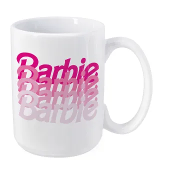 Barbie repeat, Κούπα Mega, κεραμική, 450ml