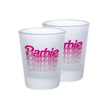 Barbie repeat, Σφηνοπότηρα γυάλινα 45ml του πάγου (2 τεμάχια)