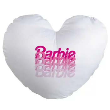 Barbie repeat, Μαξιλάρι καναπέ καρδιά 40x40cm περιέχεται το  γέμισμα