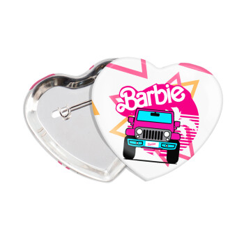 Barbie car, Κονκάρδα παραμάνα καρδιά (57x52mm)
