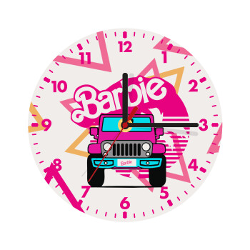 Barbie car, Ρολόι τοίχου ξύλινο (20cm)