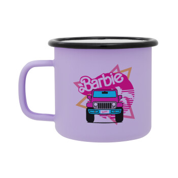 Barbie car, Κούπα Μεταλλική εμαγιέ ΜΑΤ Light Pastel Purple 360ml