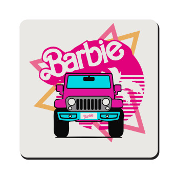 Barbie car, Τετράγωνο μαγνητάκι ξύλινο 9x9cm