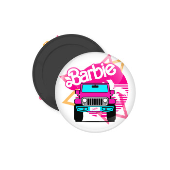 Barbie car, Μαγνητάκι ψυγείου στρογγυλό διάστασης 5cm